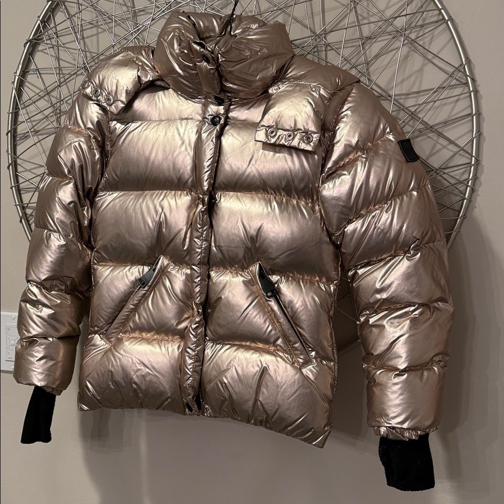 SAM Shiny Champagne Jacket Puffer Jacket (12)